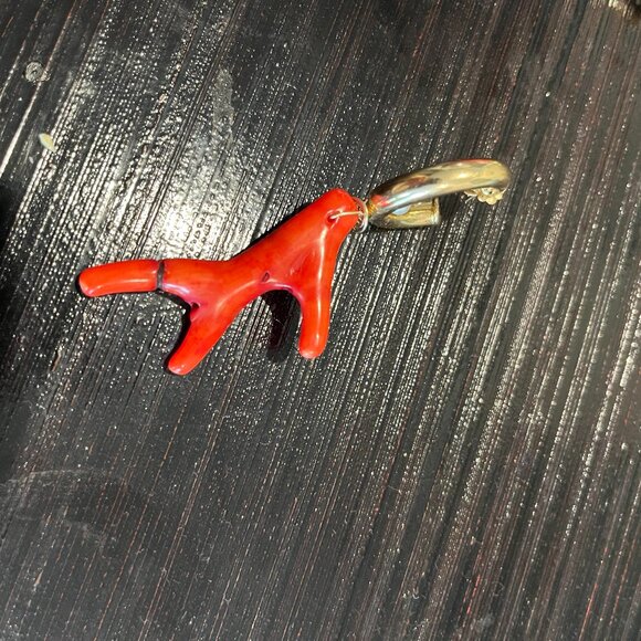 Beck Jewels large coral earrings - Picture 3 of 6